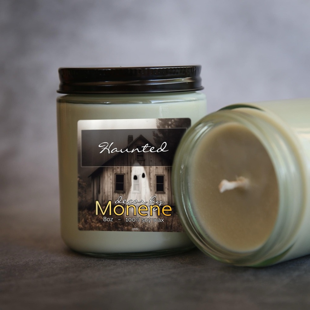 Haunted Scented 8oz Jar Candle